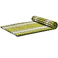 Leewadee - Foldable Floor Mattress - Japanese Roll Up Futon -Trifold Tatami Mat- Guest Floor Bed - Camping Mattress - Thai Massage Mat, Kapok Filled, 75 x 39 inches, Green