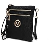 MKF Collection Crossbody Bag for Women, Wristlet Strap Vegan Leather Shoulder Handbag Messenger Purse by Mia K