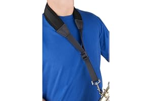 Protec 24-Inch Padded Neoprene Saxophone Neck Strap with Metal Snap