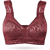Wingslove Women's Full Coverage Non Padded Comfort Minimizer Wire-Free Bra Plus Size