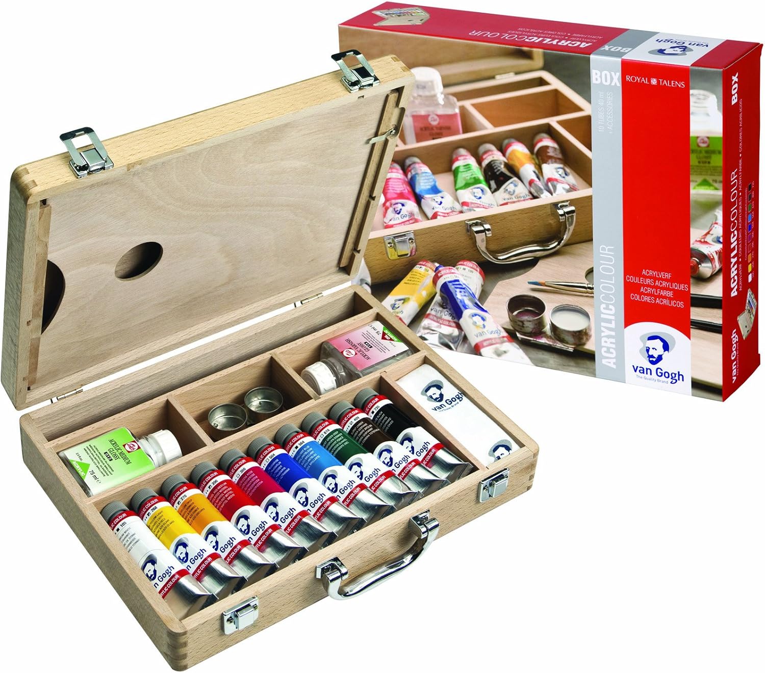 Talens - Caja de pinturas acrílicas Van Gogh: Amazon.es: Hogar