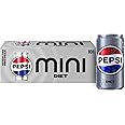 Diet Pepsi Soda, 7.5 Ounce Mini Cans, 10 Pack