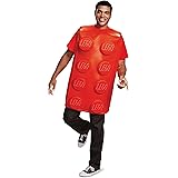 Disguise Brick Costume Adult Unisex Lego Costume outfit