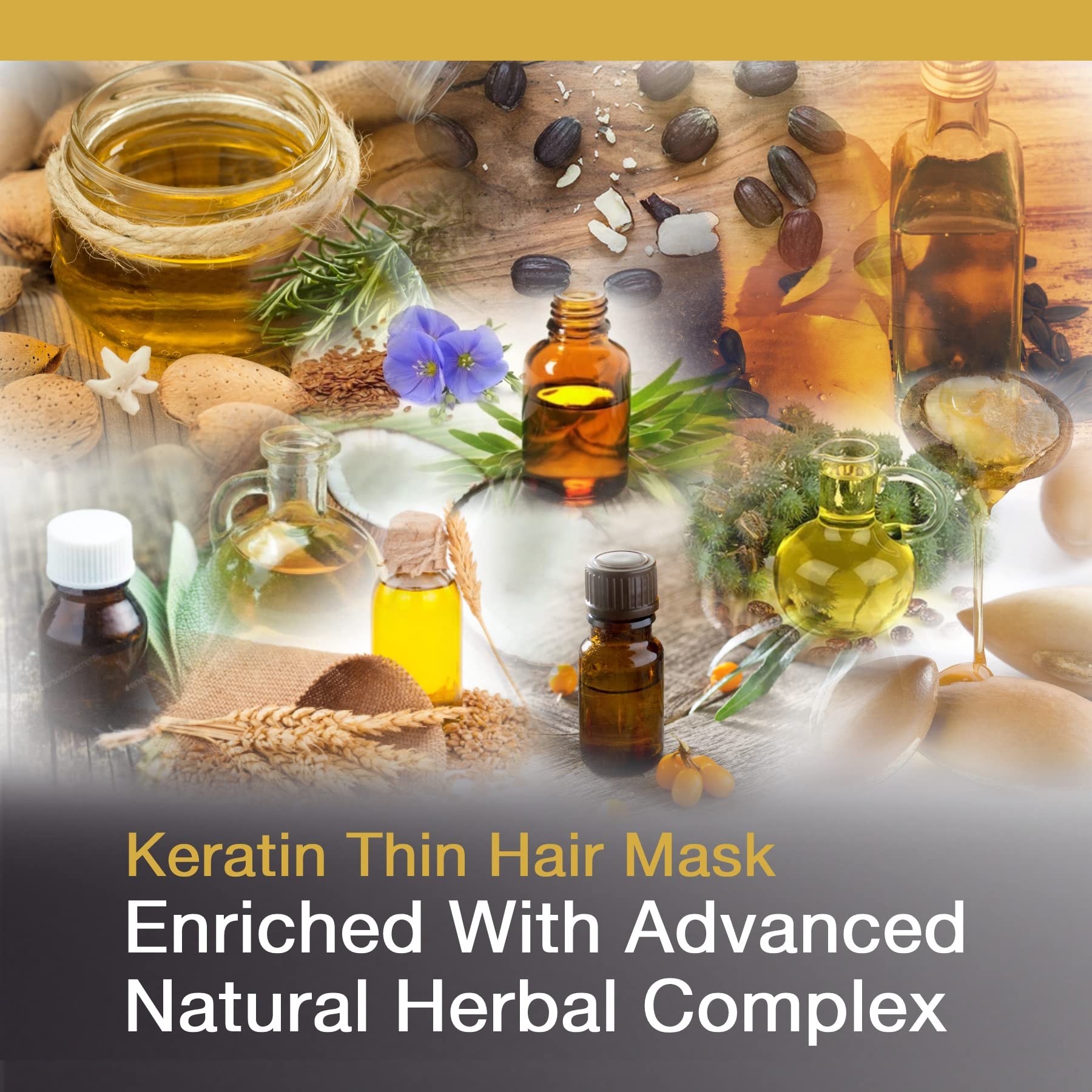 Vitamins Keratin Hair Mask Deep Conditioner Biotin Collagen Protein