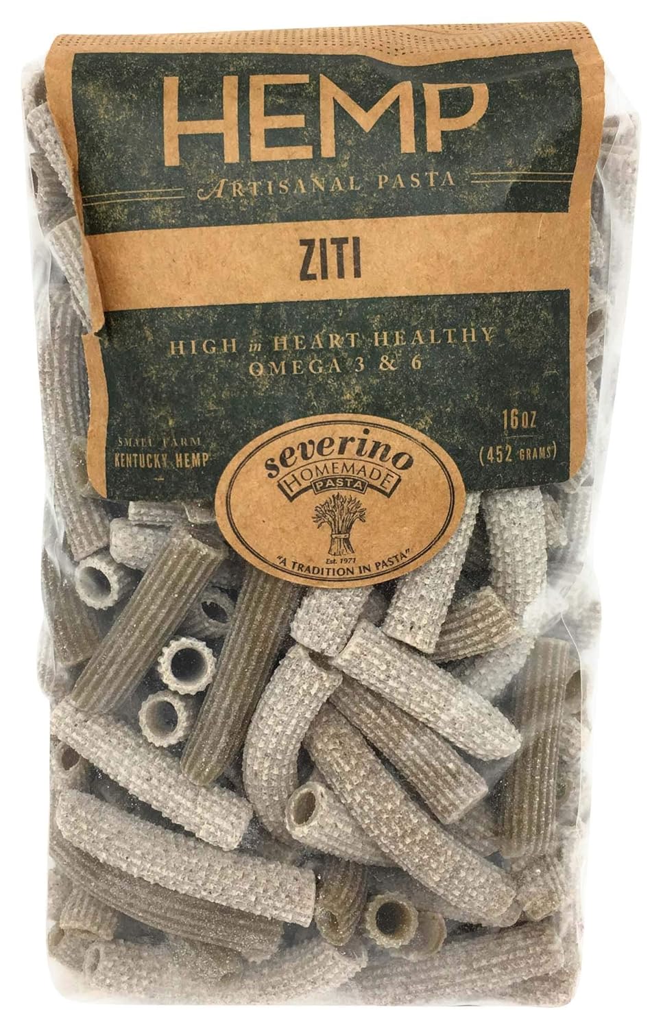 Download Amazon.com : Severino, Pasta Ziti Hemp, 16 Ounce : Grocery & Gourmet Food