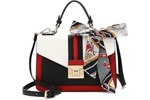 Scarleton Handbags for Women, Purses for Women, Crossbody Bags for Women, Top Handle Shoulder Bag with Scarf, H2065