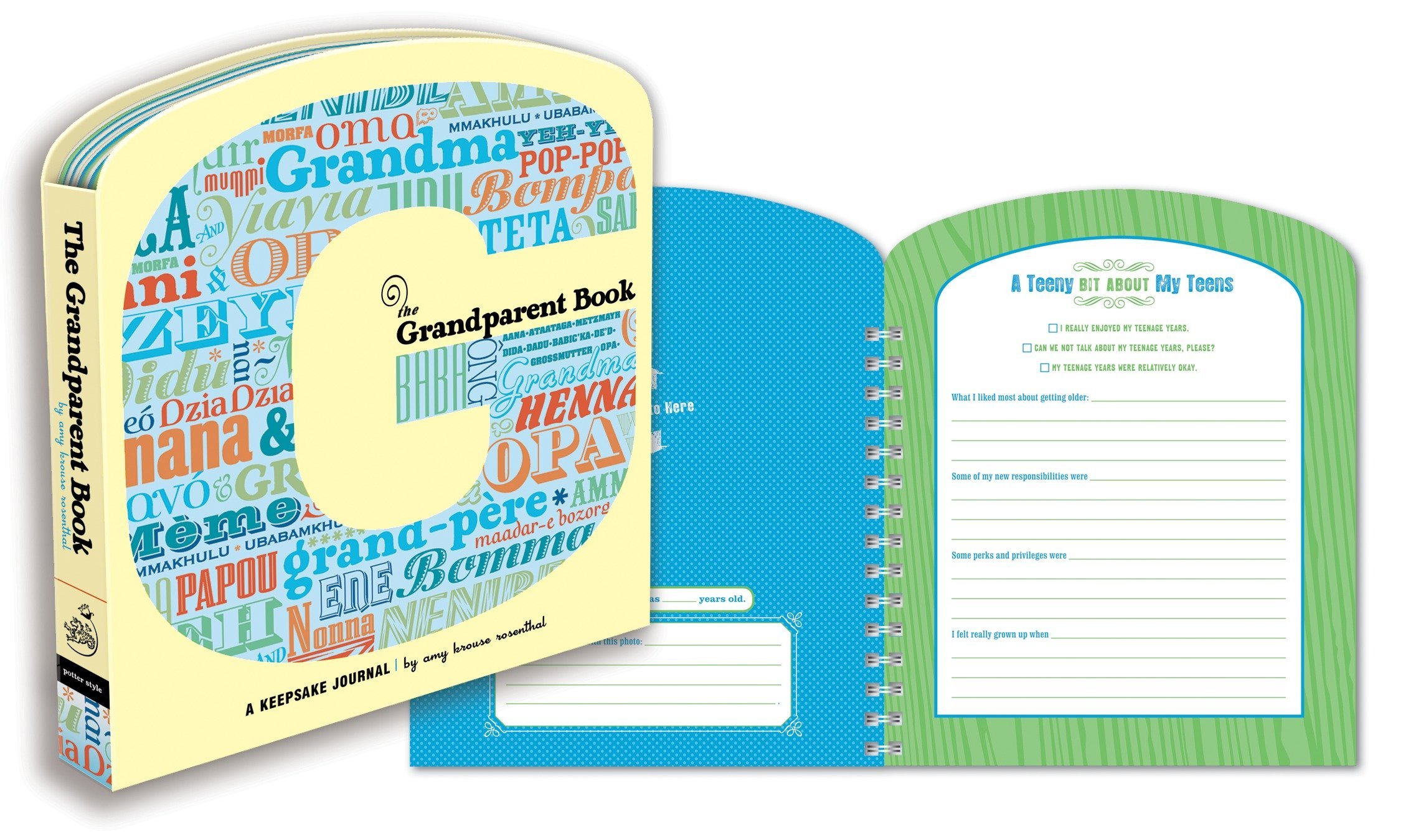 The Grandparent Book A Keepsake Journal Amy Krouse - 