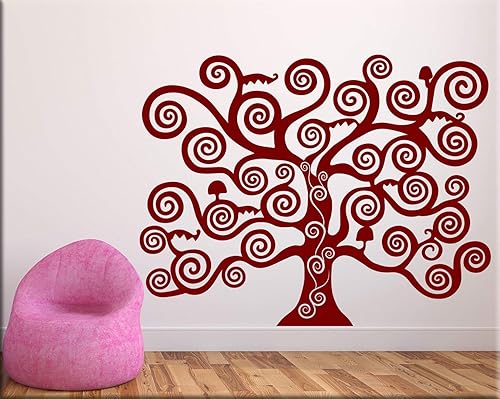 Adesivi Murali Albero Della Vita Wall Stickers Albero Klimt Adesivi Da Parete L Albero Della Vita Di Klimt Amazon It Handmade
