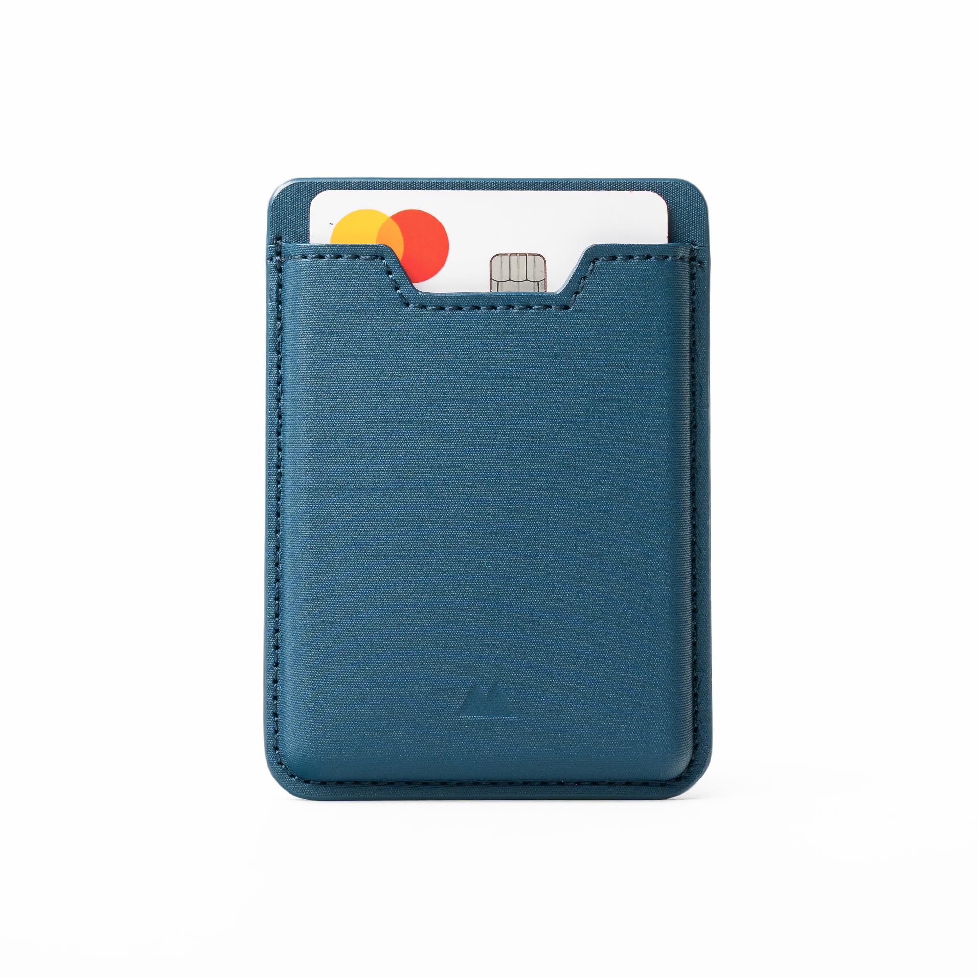 Mous MagSafe Compatible Wallet Card Holder – Cell Phone Magnetic Wallet for iPhone 17/16/15/14/13/12 Models – MagSafe Compatible Accessory - Marine