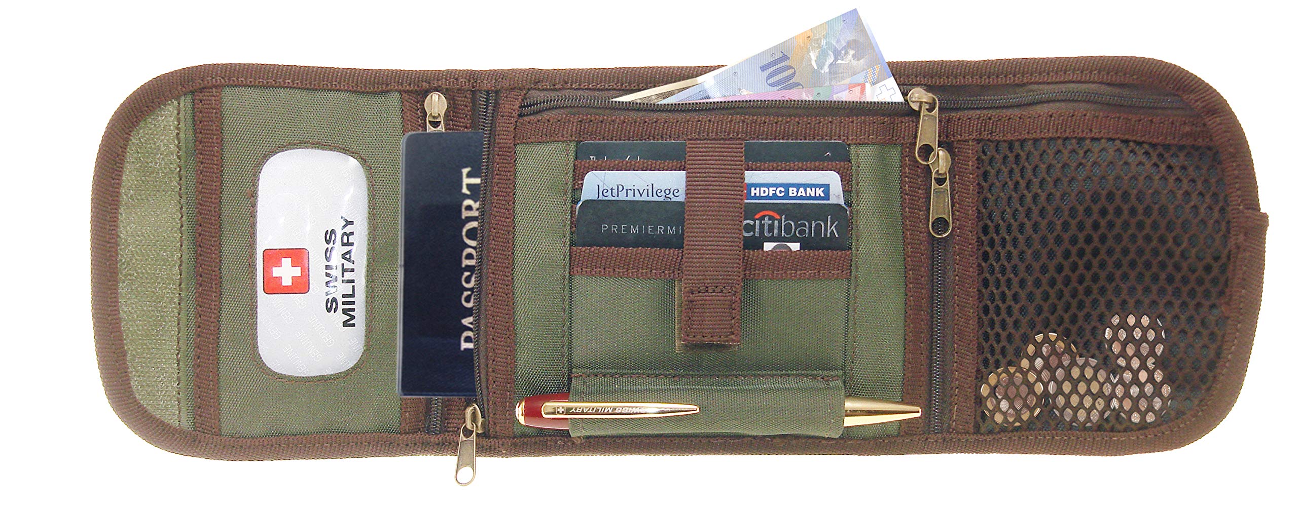 Swiss Military Green Unisex Wallet Buy Online in UAE. Luggage