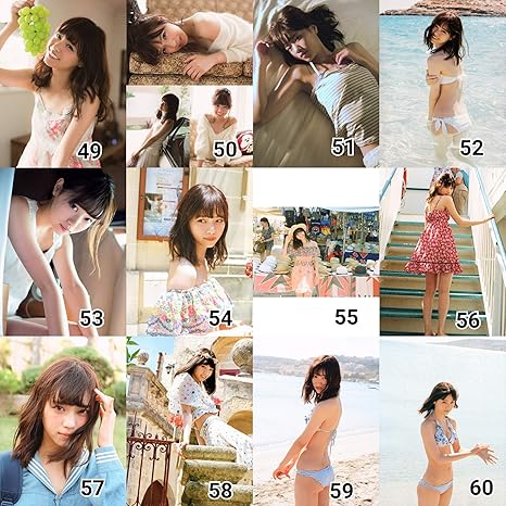 Amazon Co Jp 西野七瀬 5 8 写真 L版48枚 高画質水着 下着 セクシー グラビア Fg ホビー