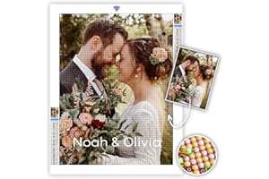 DPDP Custom Diamond Painting Kits for Adults - Personalized Diamond Art with Name, Customized Diamond Painting, Private Custo