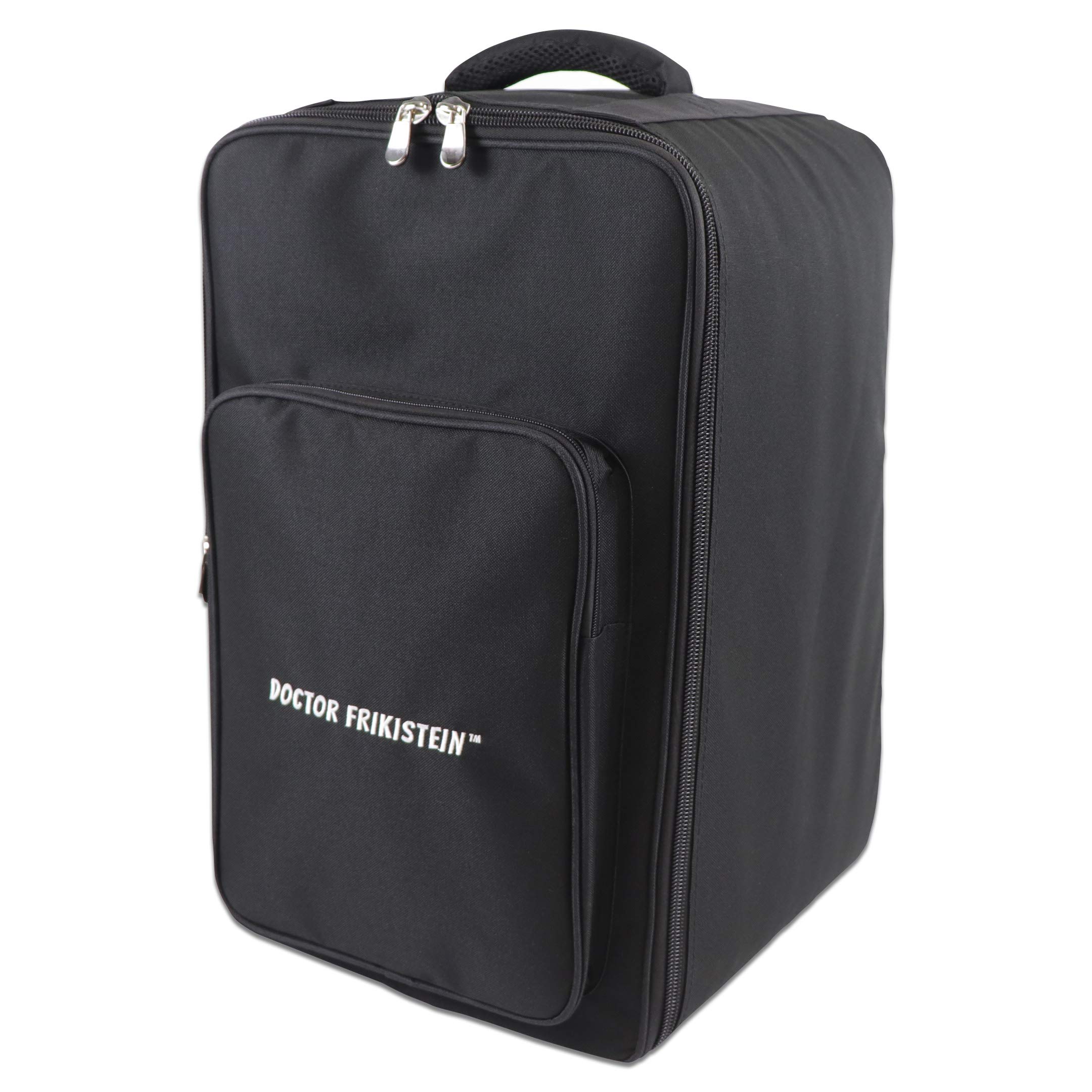 Doctor Frikistein BOARD GAME BAG | Backpack to carry board games | GREAT CAPACITY | 10mm PADDED, Handle, Shoulder strap and Outside Pocket | PROTECT and ORGANIZE your games in their transport.