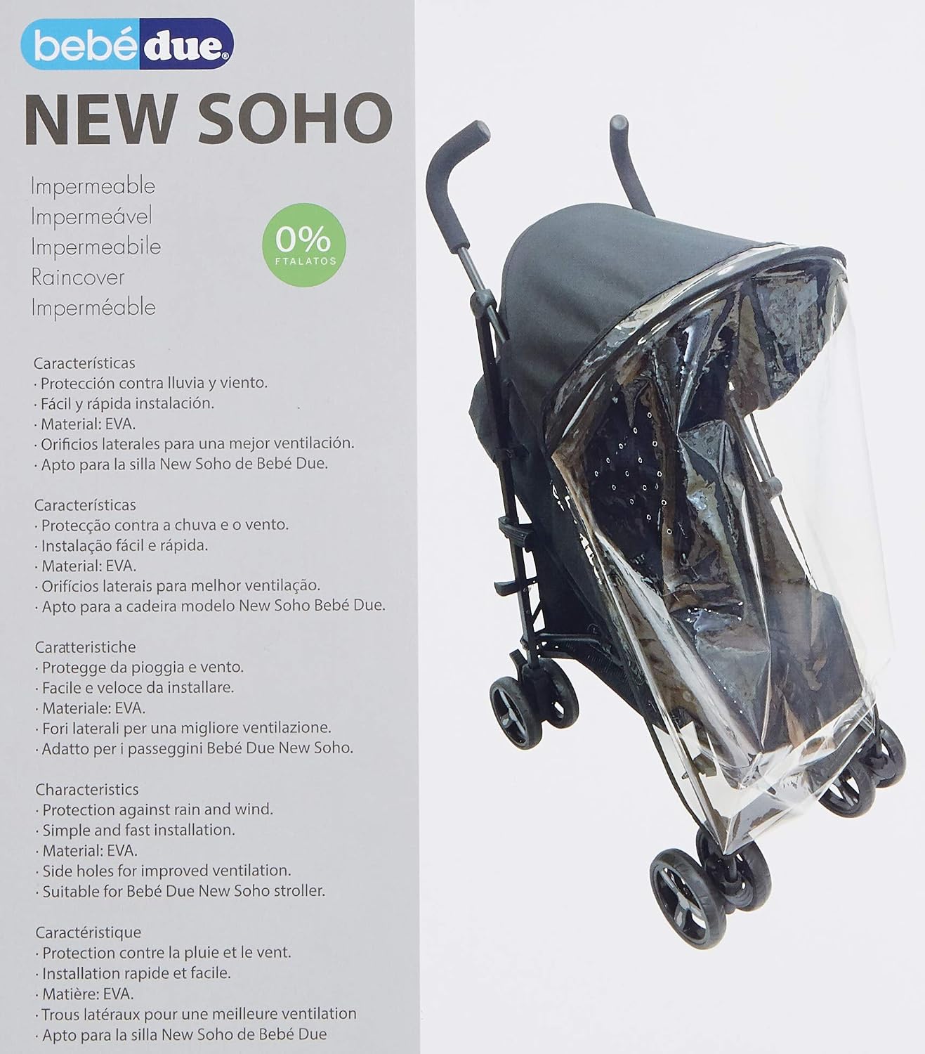 Bebe Due Unisex Water and Wind Protection - Image 3