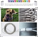 Glarks 200Pcs 1/16 Inch Aluminum Crimping Loop Sleeve Double Barrel Ferrule view 6