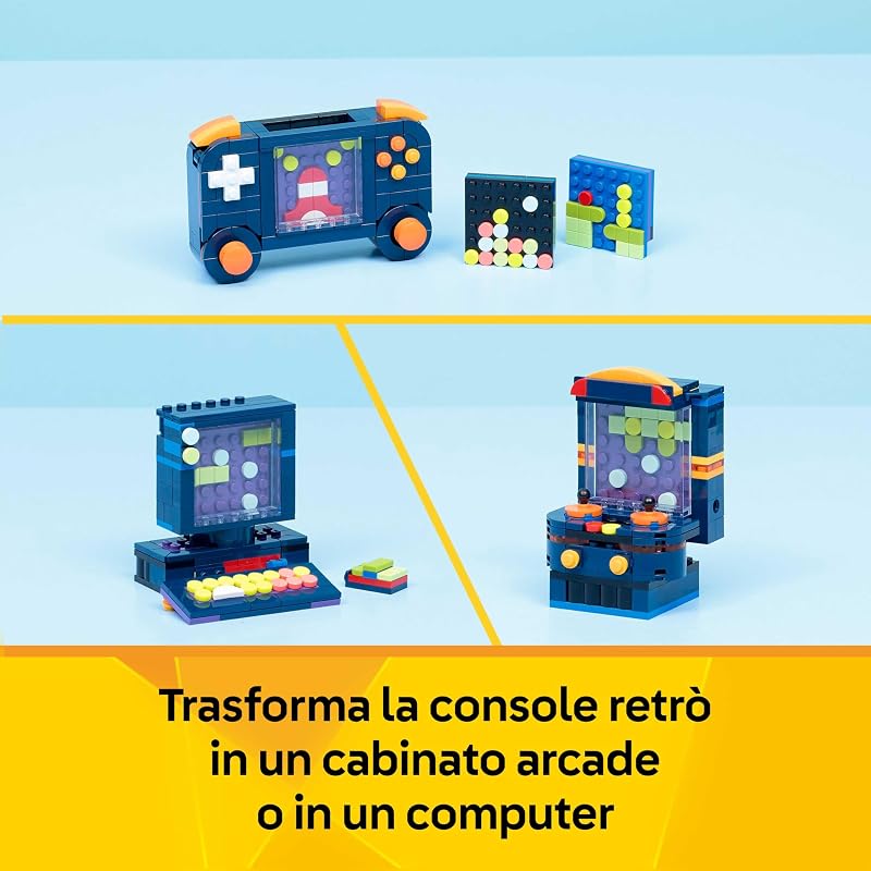 Creator 3 in 1 Console di gioco retrò 31380
