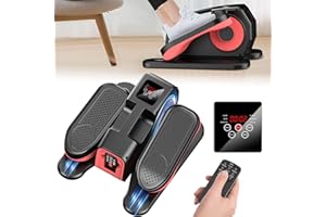 DQI Under Desk Elliptical Machine,Electric Ellipse Leg Exerciser as Seen on Tv for Seniors with 15 Adjustable,Electric Seated Pedal Exerciser,Forward & Reverse Direction,Manual & Auto Mode for Home Office