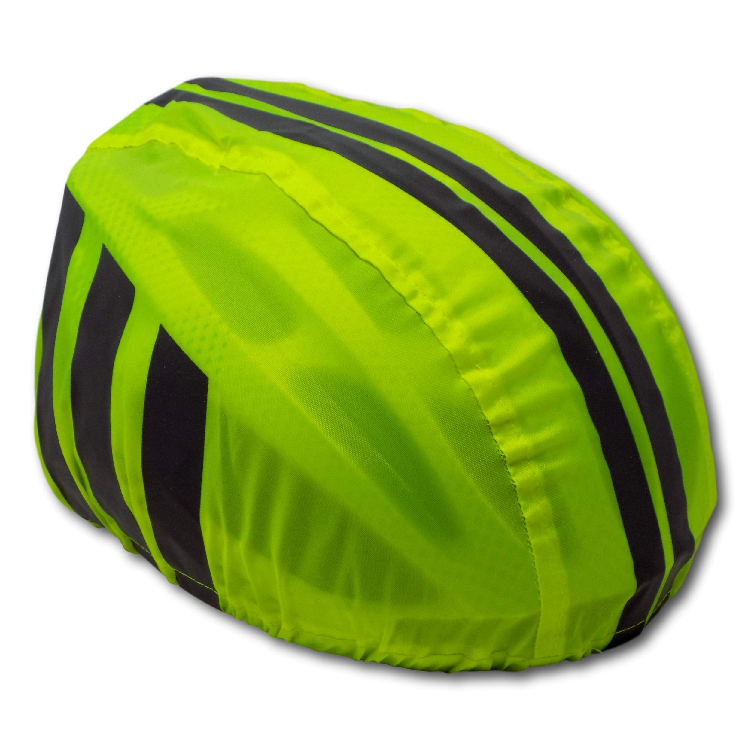 Minder High Visibility Yellow Hi-Vis Reflective Waterproof Bike Bicycle Helmet Cover (Yellow, 1 Pack)