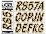STIFFIE Whipline Black/Metallic Gold 3" Boat & PWC