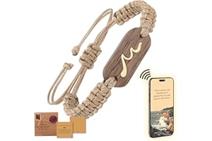 DEARMINE Wave Bracelet for Women, Men, Couple, Mom, Friendship Bracelets with Elegant Wave Design, Perfect Bestie Bracelet for BFF gifts, Thoughtful Sister Gifts and Friendship Gifts, Stylish Pinky Bracelet for Everyday