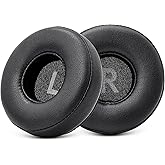 GEVO Ear Pads Replacement for Sony WH-CH500/CH510/CH520,MDR-ZX100/ZX110/ZX110NC/ZX220/XB200/ZX300/ZX330BT,MDR-V100/V150/V200/V250/V300/V400, Protein Leather Earpads Ear Cushions for DR-BT101 (Black)