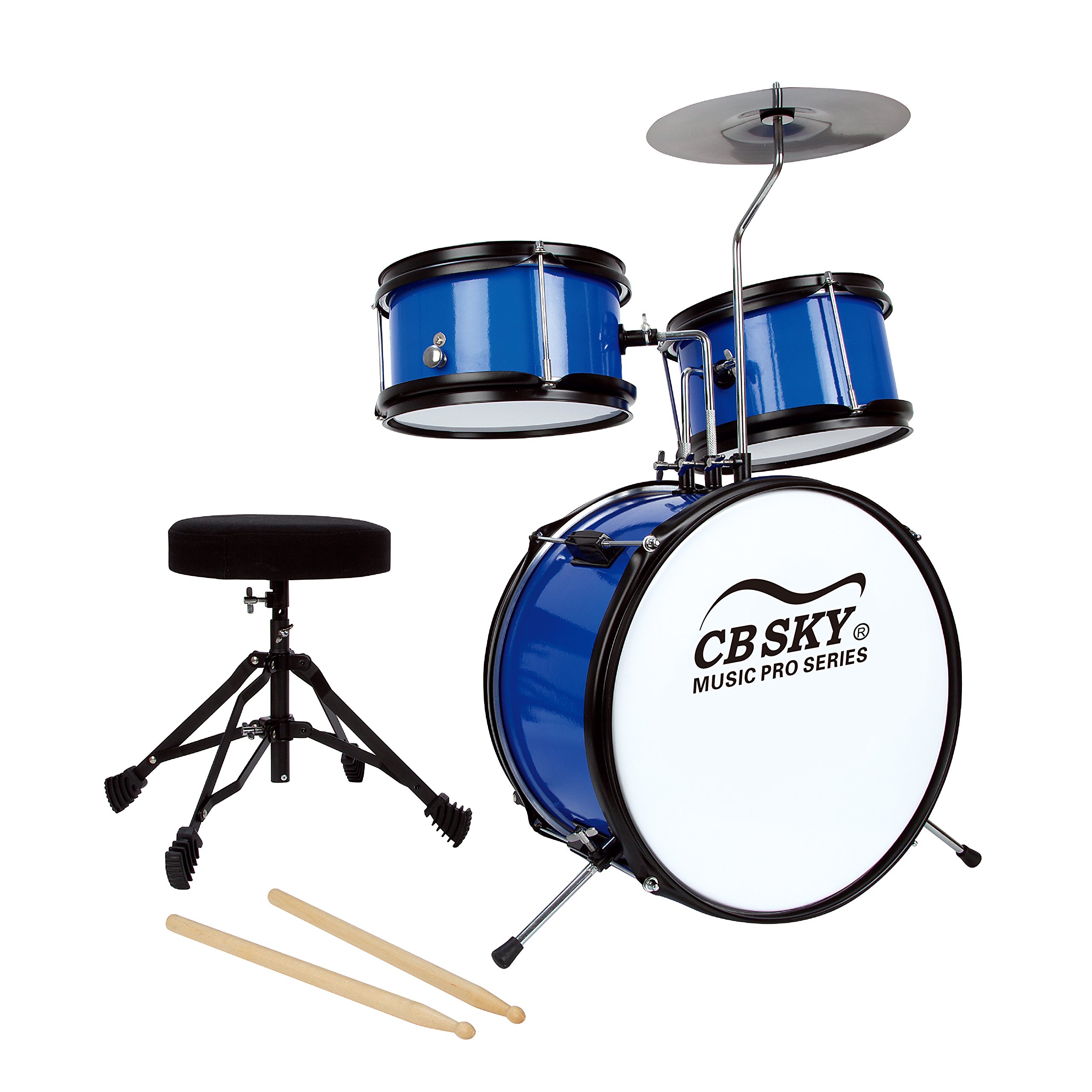 CB SKY 5-piece Kids / Junior Drum Set /Kids Musical toys, Musical instrument for ages 3-5 5-9
