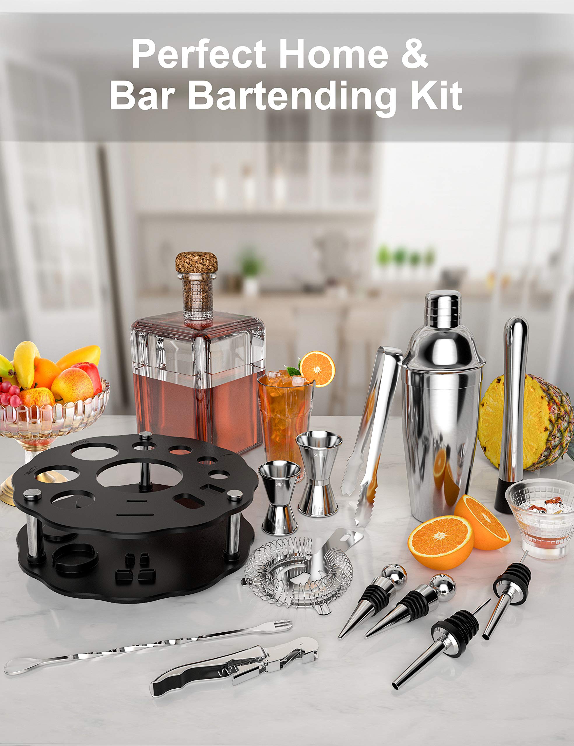 Mua Bartender Kit 14 Piece Cocktail Shaker Set Stainless Steel Bar mua-bartender-kit-14-piece-cocktail-shaker-set-stainless-steel-bar