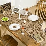 Artoid Mode Boho Sand Gauze Table Runner 300 cm Polyester Kitchen Decor view 2