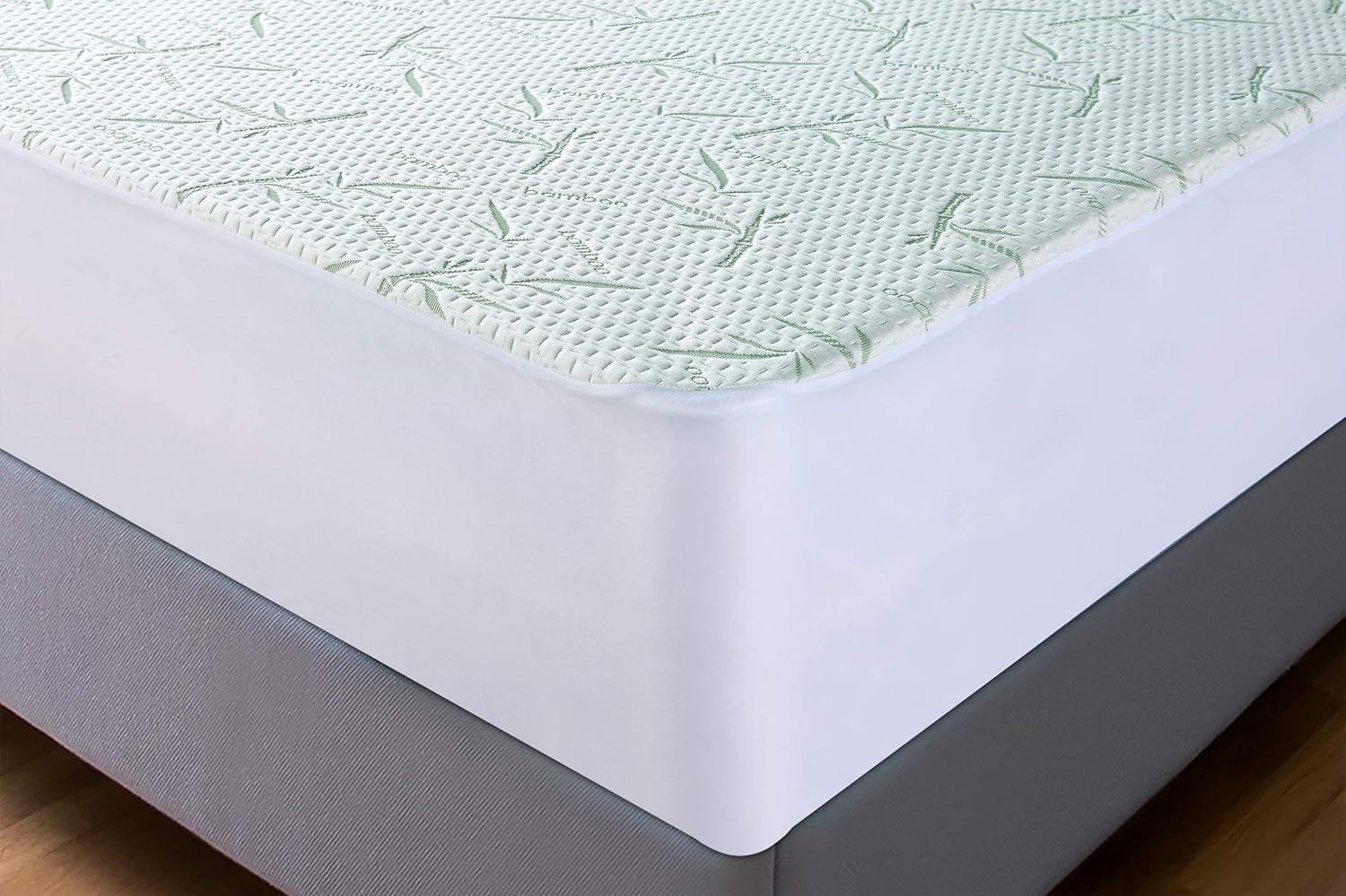 Waterproof Bamboo Mattress Protector Fitted Mattress Cover Utopia