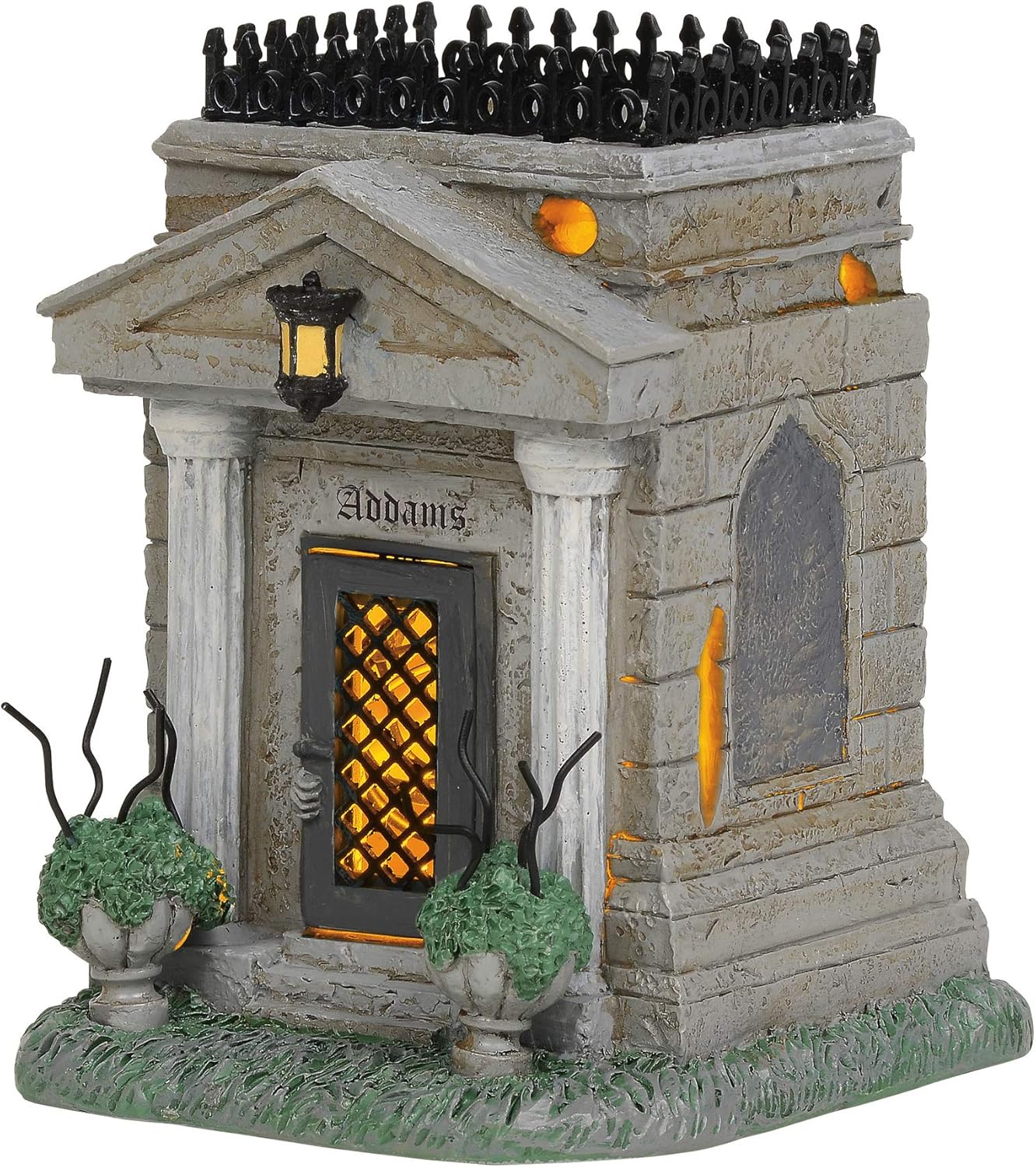 Department 56 The Addams Family Village Accessories Crypt Lit Figurine, 4.95 Inch, Multicolor