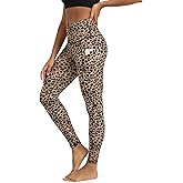 ODODOS Women's High Waisted Yoga Leggings with Pockets, Tummy Control Non See Through Workout Athletic Running Yoga Pants