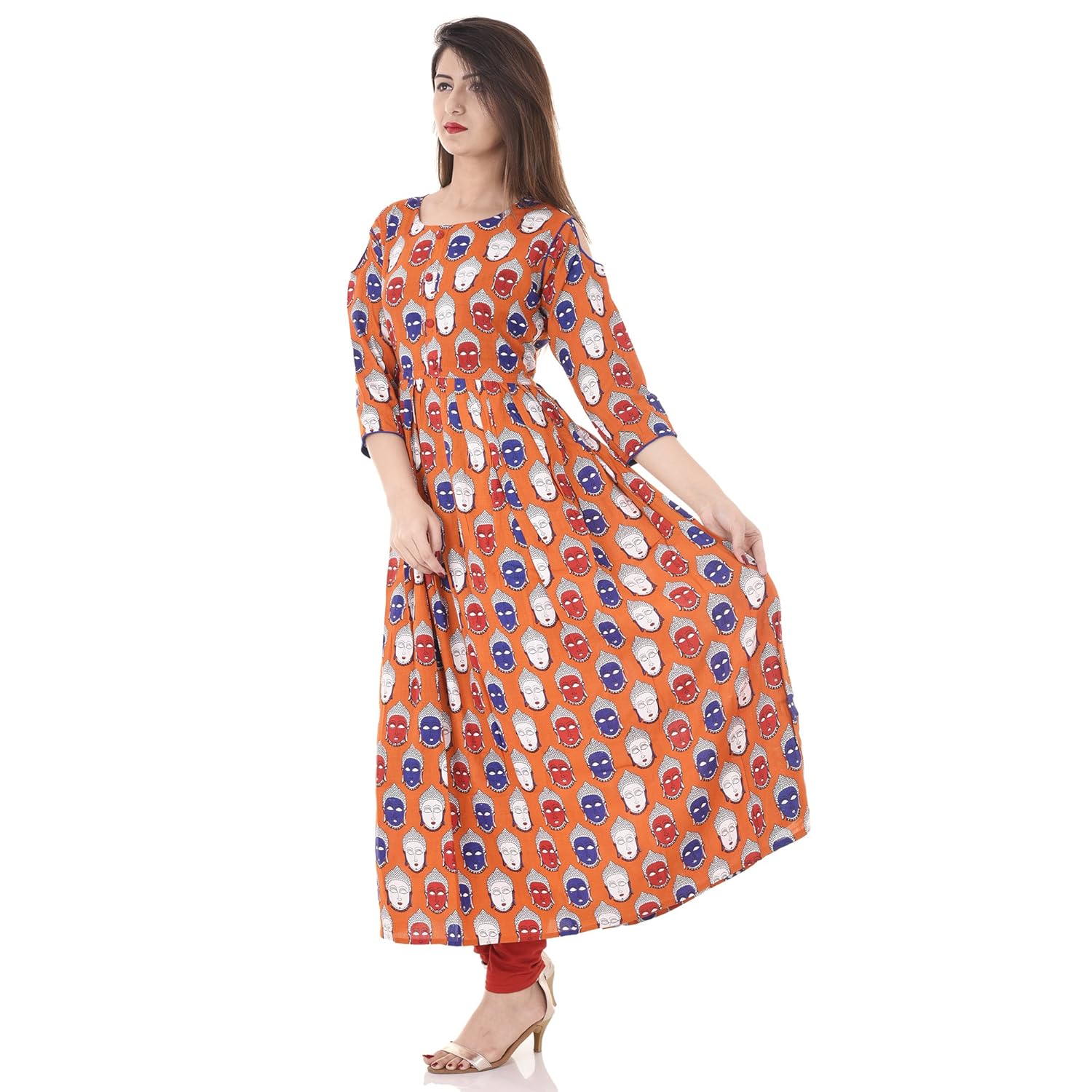 handloom anarkali kurtis