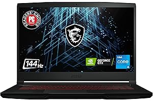 MSI GF63 15.6" 144 Hz Gaming Laptop Intel Core i5-11400H RTX 3050 16GB 512GB NVMe SSD Win11 (11UC-263)
