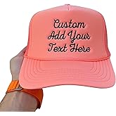 Embroidered Trucker Hat Custom Embroidery Trucker Hat Add Your Text Trucker Hat