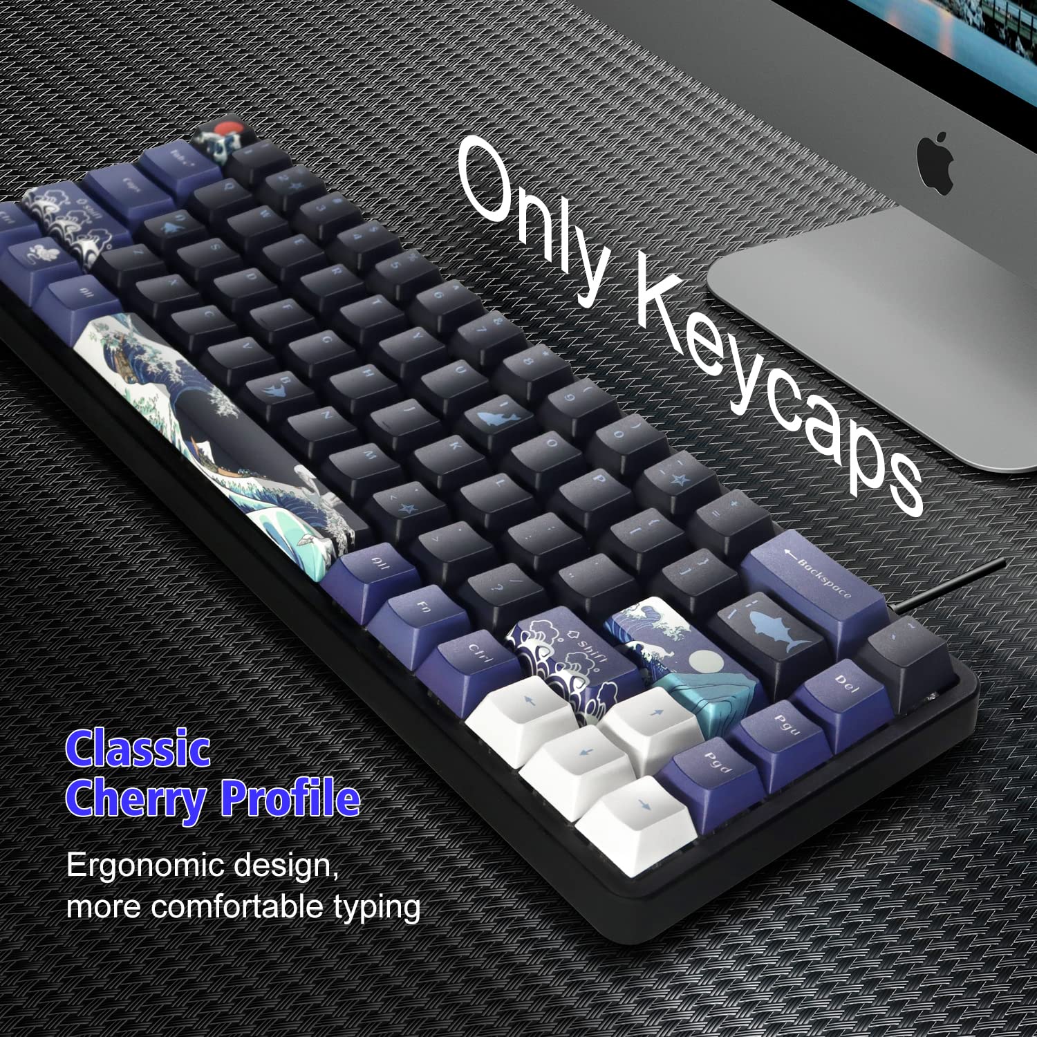 Mua XVX PBT Keycaps 60 Percent, Great Wave Off Kanagawa Japanese ...