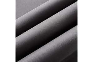 Wooqu Book Cloth, Fabric Surface and Paper Backed, Easy to Use, Strong, 17x29”, for Book Binding, Dark Gray