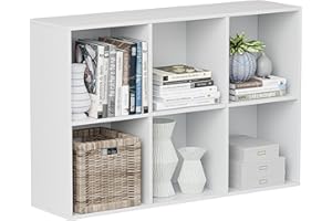 Wooden Cube Storage Organizer with Closed Back Panel, 11" D Book Shelf Opening, Bookshelf, Display Shelf,Closet Cabinet for H