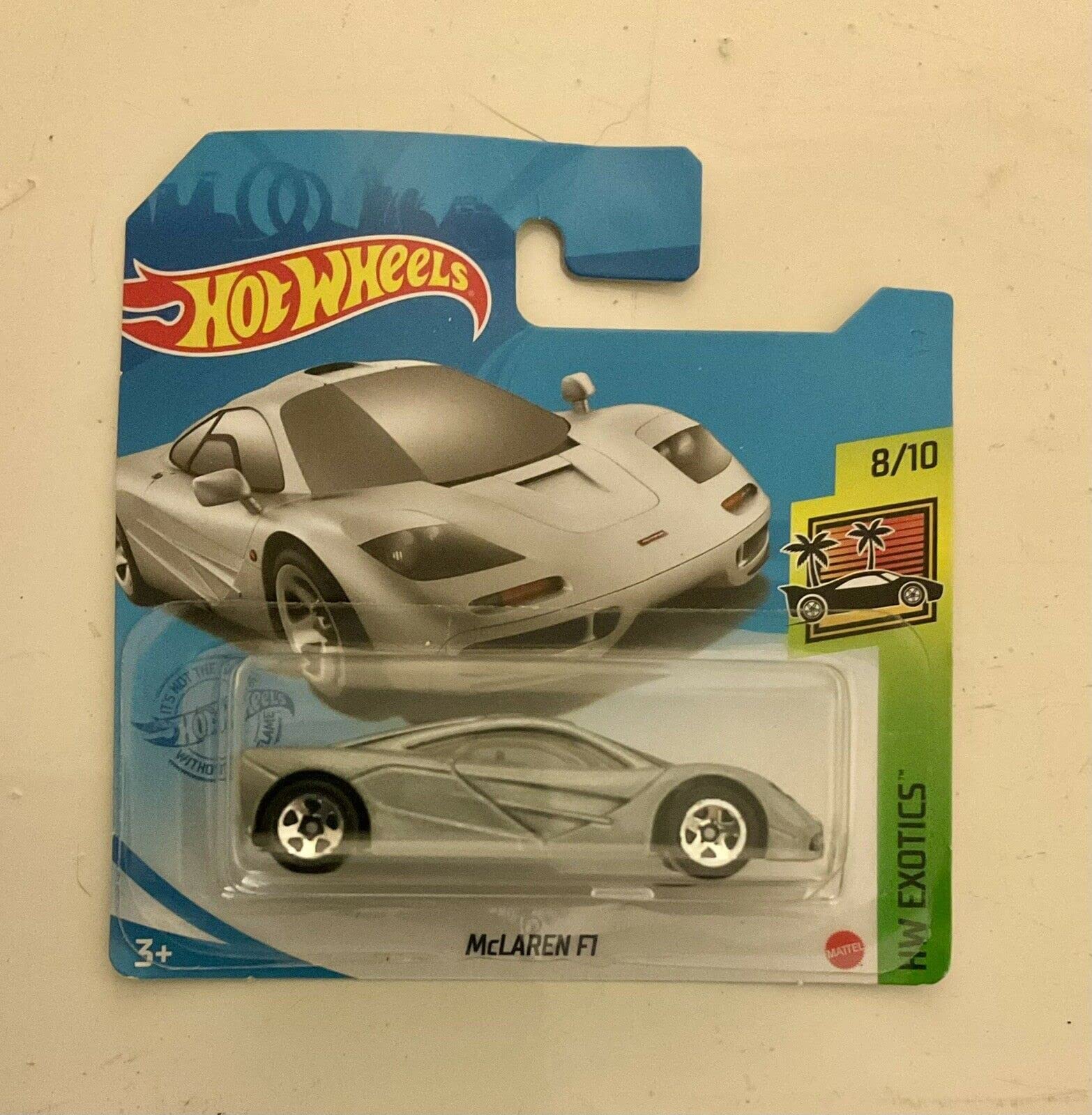 Hot Wheels 2021 McLaren F1 Metallic Silver 235/250 (Short Card) GRX57