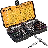 40 in 1 Magnetic Ratchet Screwdriver Set, Multi Bit Magnetic Ratcheting Screwdriver Set with Detachable Ratchet Handle, Repair Tool Kit for Computer Bicycle Furniture DIY