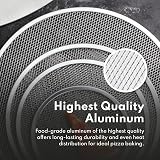 New Star Foodservice 12" Commercial Aluminum Pizza Screen Pan Baking Sheet Set 6 view 7
