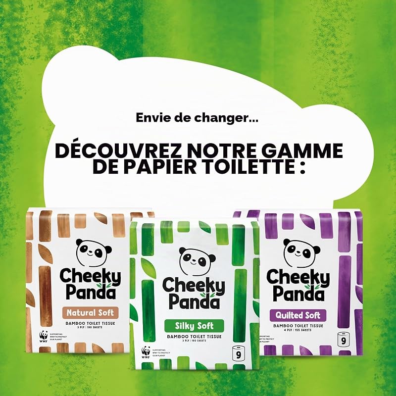 Achat en gros de rouleaux de papier toilette en bambou — 24 rouleaux de papier toilette à 3 épaisseurs | Emballage sans plastique et papier de soie durable | Blanc