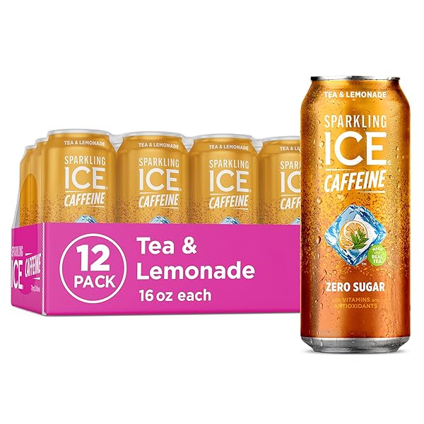 SPARKLING ICE CAFFEINE TEA + LEMONADE SPARKLING WATER...