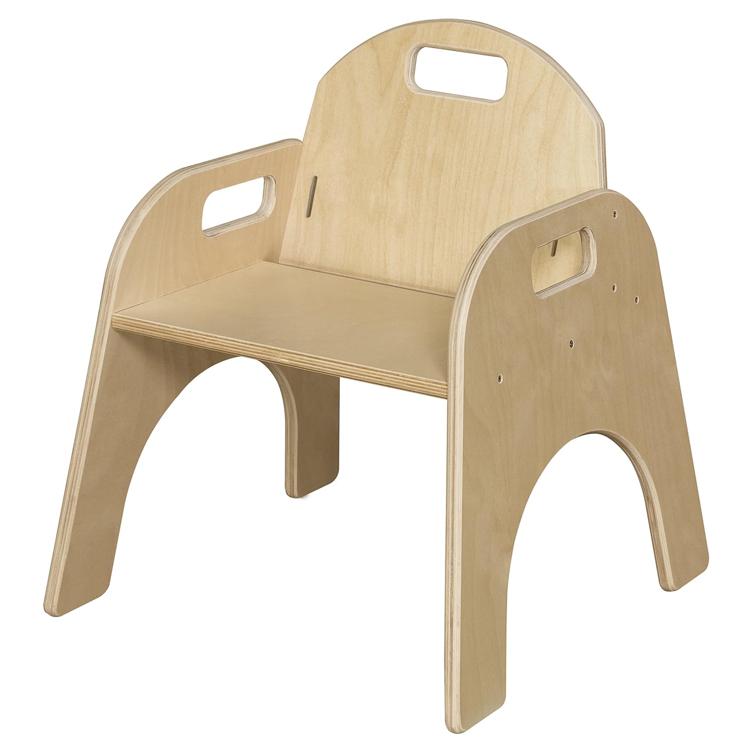 Wood Designs Stackable Woodie Kids Chair, 11" High Seat Childrens