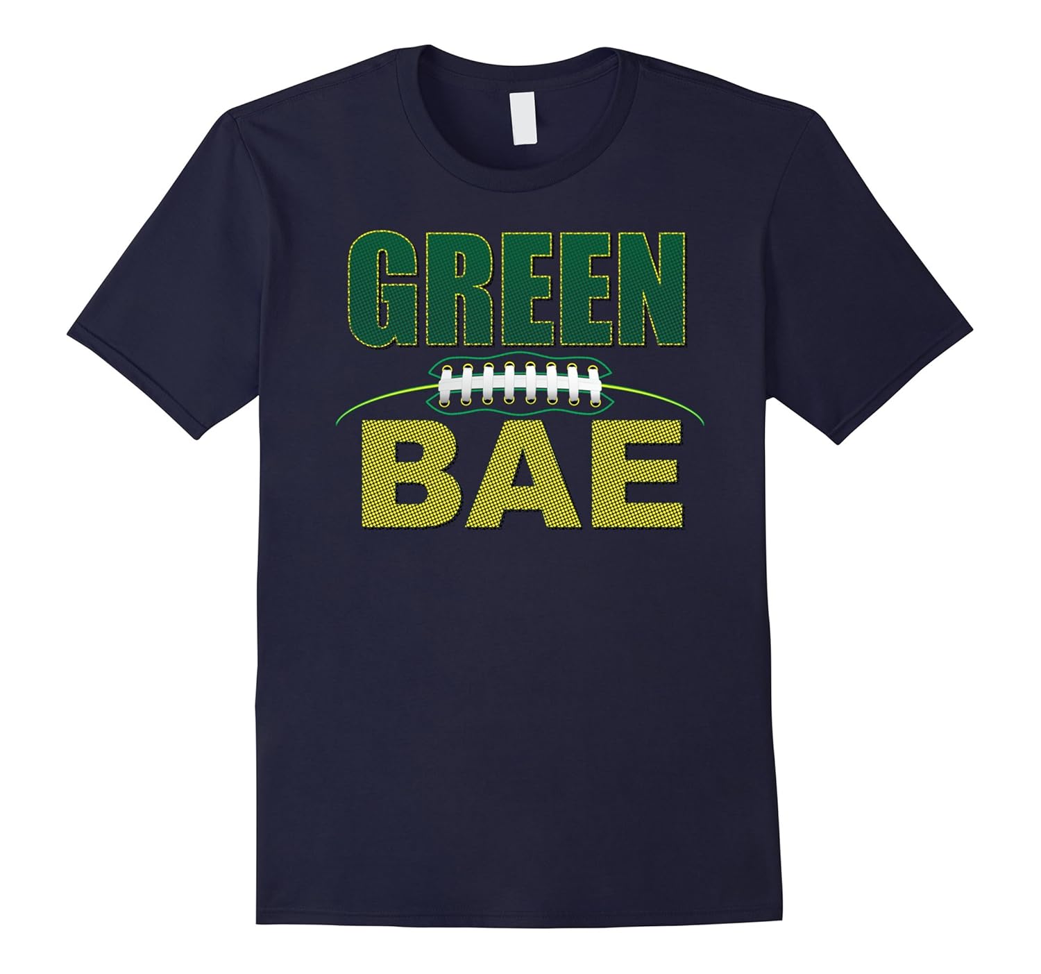 Green Bae Fan T-Shirt Cool Green Bay Wisconsin Gift Tee-ANZ