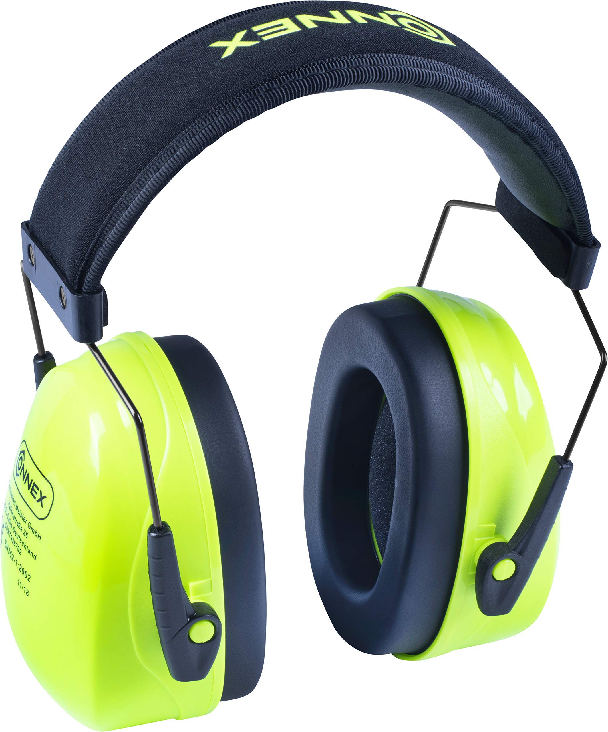 Connex 26 Db Children's Hearing Protection for Children at Stadiums, Motorsports or Concerts, Black/Yellow