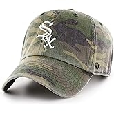 47 Camouflage Clean Up Adjustable Cap - MLB, Camo, Relaxed Fit Baseball Dad Hat