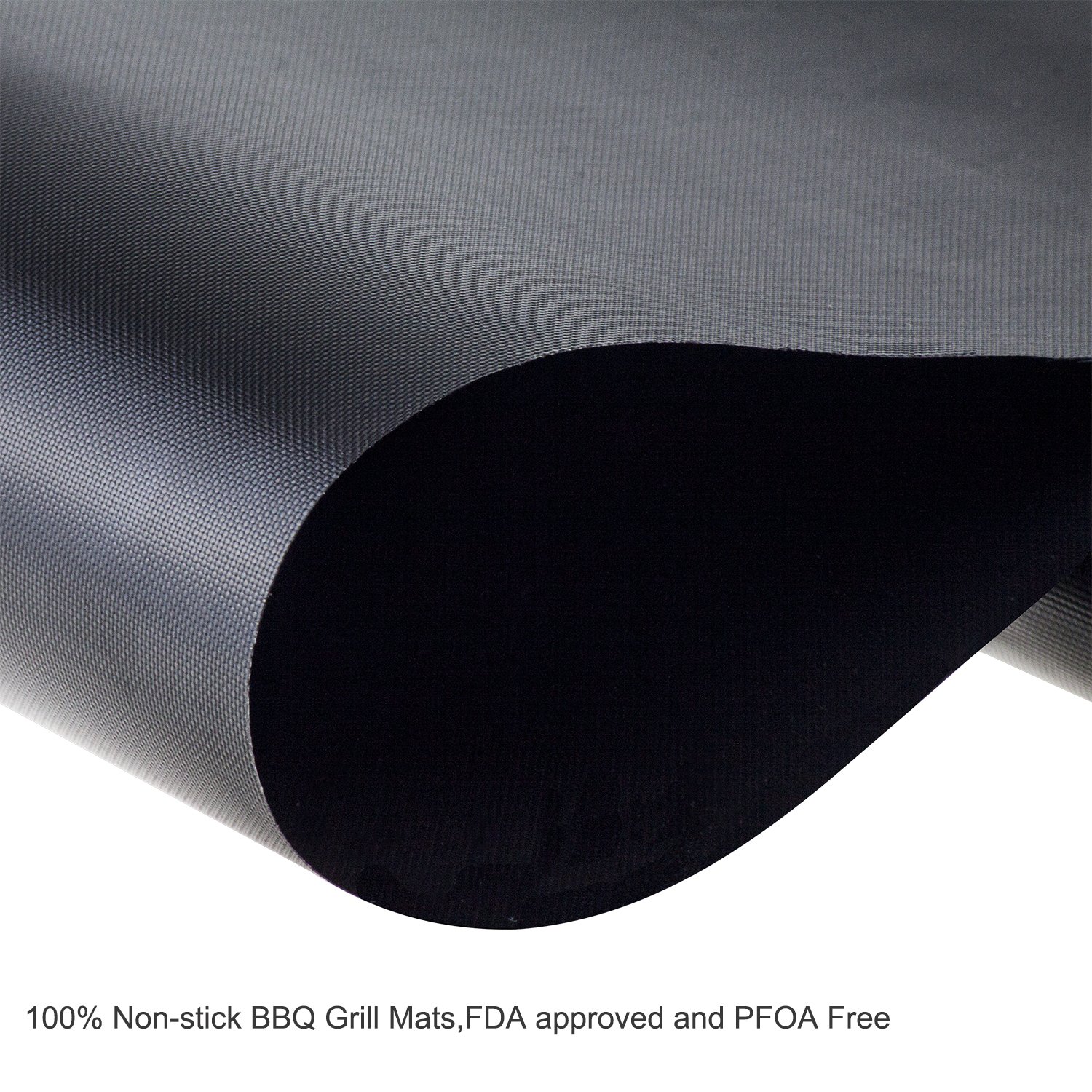 Grill Mat-100% Non-stick BBQ Grill Mats,FDA approved and PFOA Free,Works Perfect on Gas,Charcoal, Electric Grill and More - 15.75 x 13 Inches-3pcs one pack