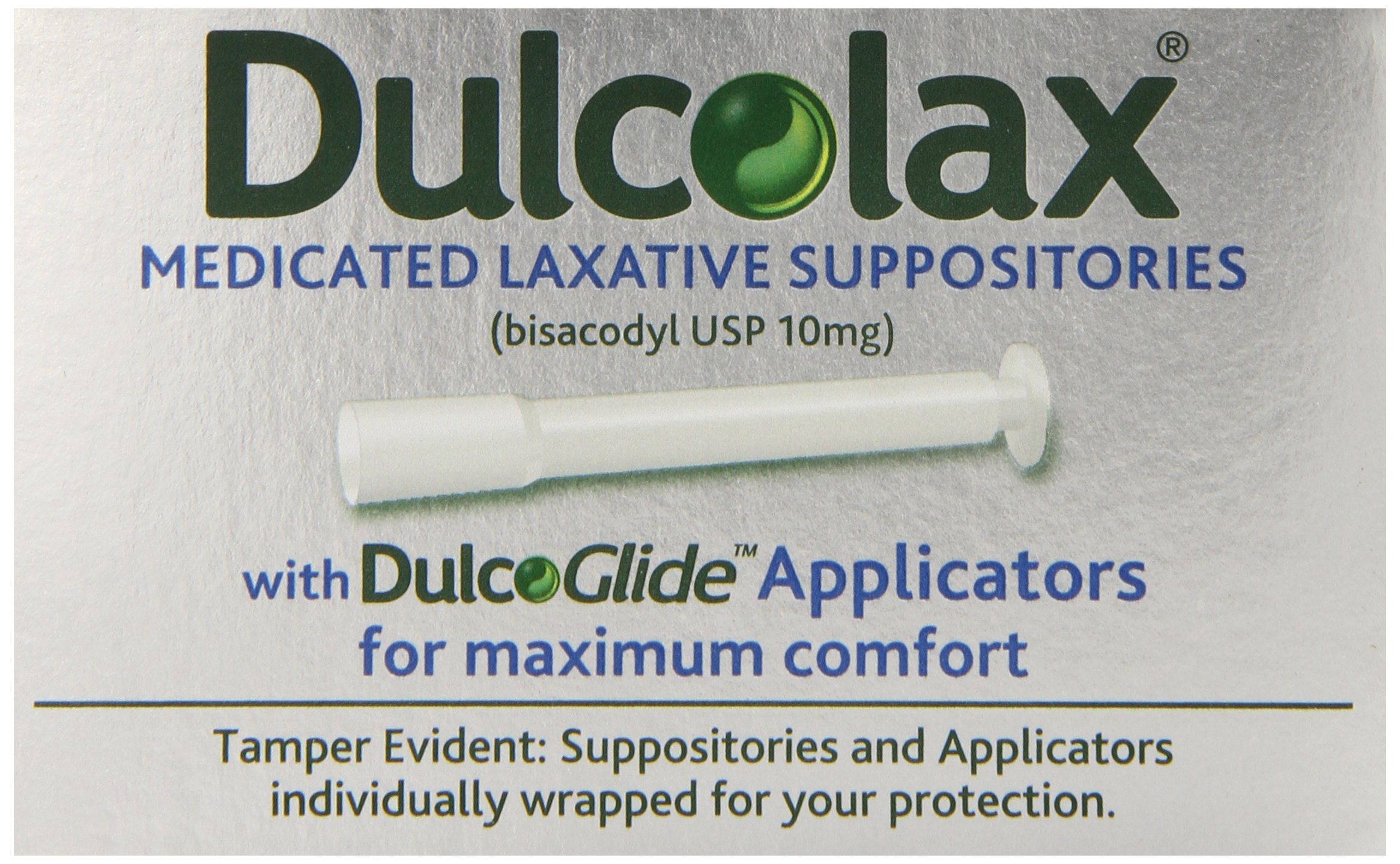 Dulcolax Laxative Suppositories with Dulcoglide Suppository Applicator