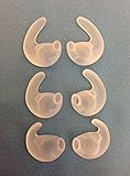 Set SML Left Right EarGels for New Jawbone ERA Black Streak HD Model Wireless Bluetooth Headset BlackStreak Left and Right Ear Side Small Medium Large S M L Ear Gel Bud Tip Gels Buds Tips Eargel Earbud Eartip Eargels Eartips Replacement Part Parts