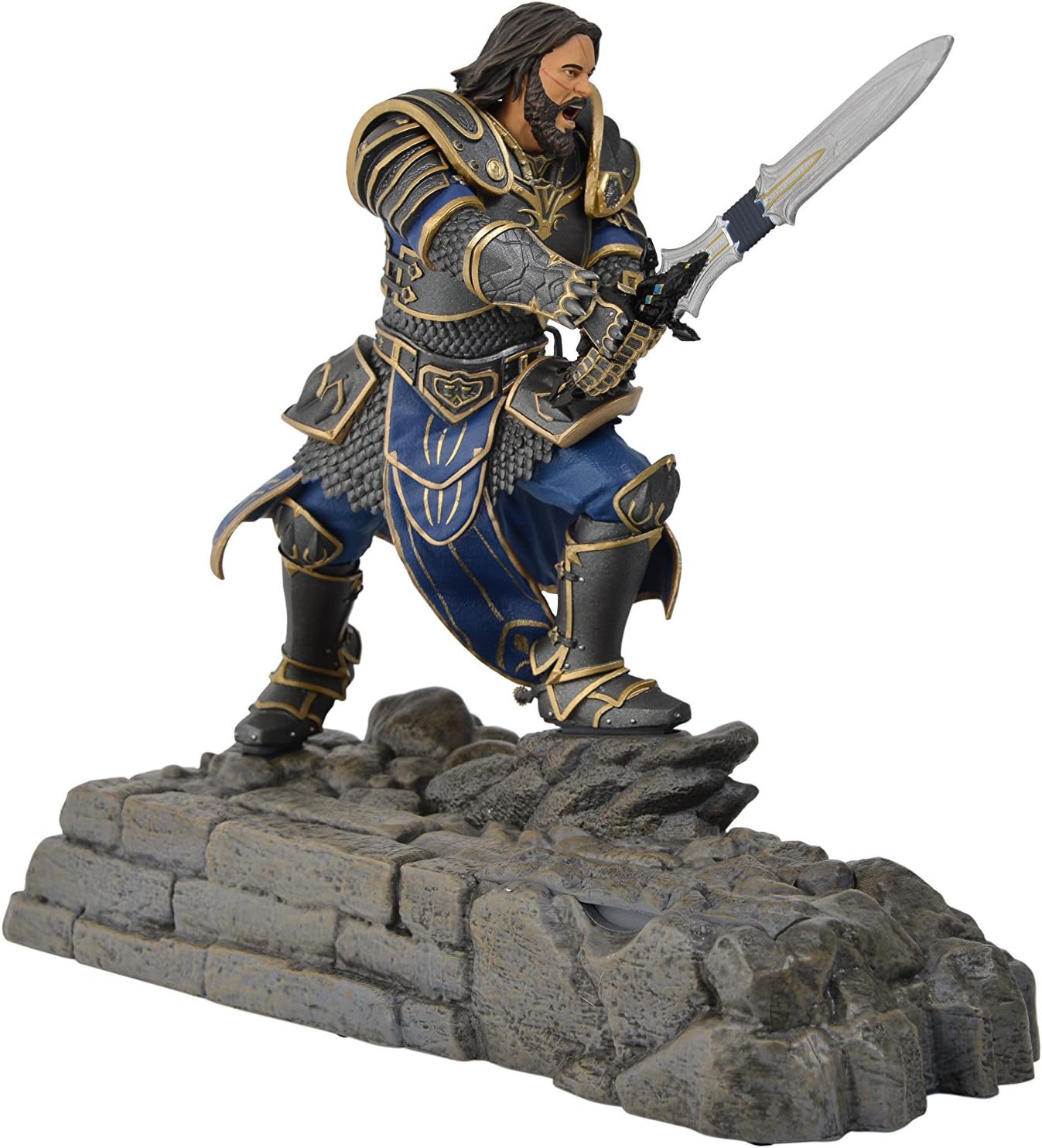 Swordfish Tech Warcraft, Lothar Statue Phone Charging Dock - Warcraft Movie Official Licensed